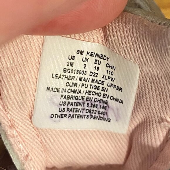 Stride Rite Kennedy Sneaker, Silver, Size 3 - Picture 10 of 10